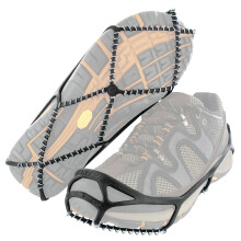 Yaktrax Walker Traction Cleats for Snow and Ice Black Large