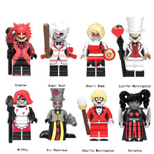 Hazbin Hotel Cartoon Anime Hero Horror Fit Lego MiniFigures gift Toy