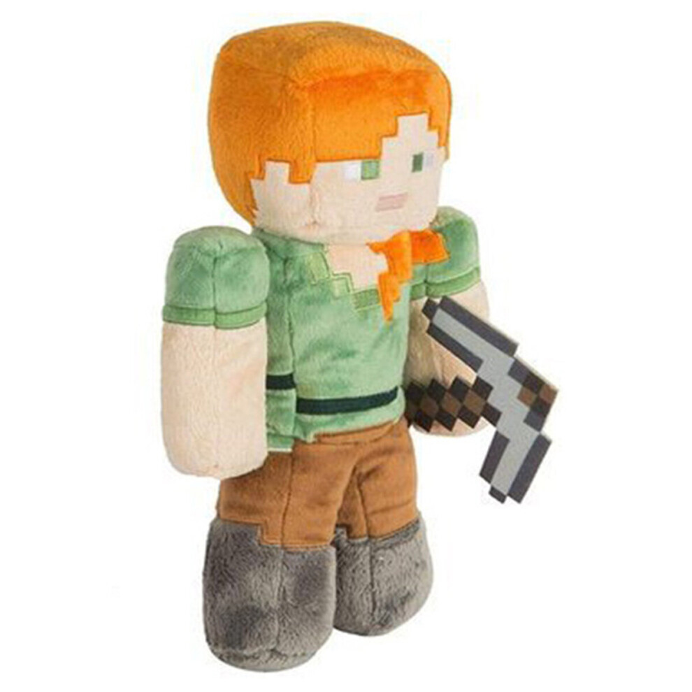 (30cm Alex) Minecraft Plush Toy Pixel Doll Children Doll Kids Gift