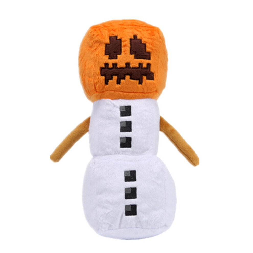 (Snow Golem) Minecraft Plush Toy Pixel Doll Children Doll Kids Gift