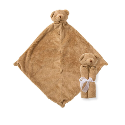 Angel Dear Cuddle Twins Blankie Brown Bear 1