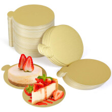 Hanmir Cake Base Circle Cardboard Round Cake Boards Perfekt til kageindretning