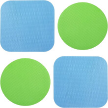 4pcs Almofadas de Borracha para Abrir Potes, Abridores Multiusos, Isolamento Térmico para Idosos e Pessoas com Artrite