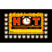 North Star -opettajaresurssi H.O.T. Kotitehtv Time Incentive -reikkorteista