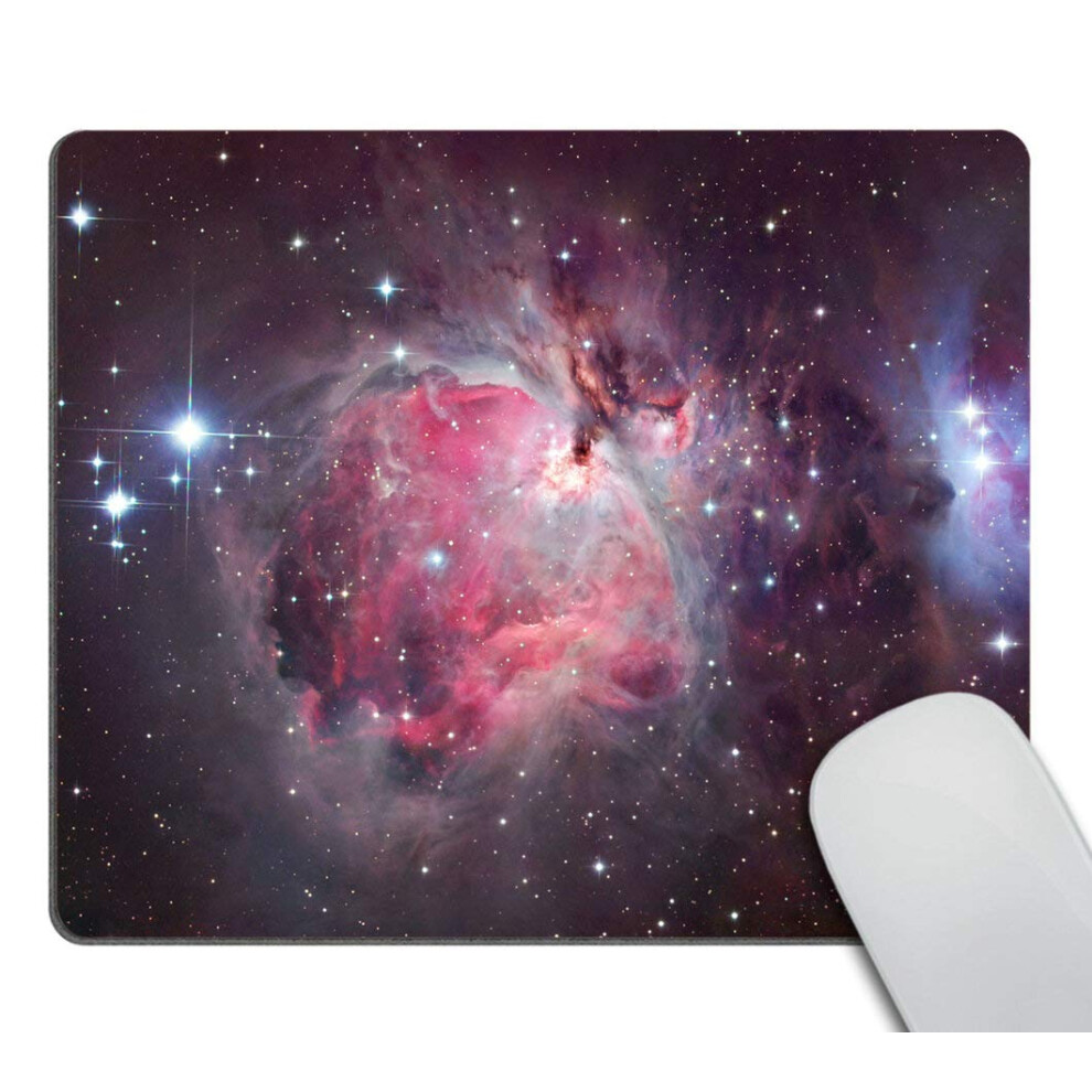 Smooffly Orion Nebula Galaxy Ddesign Customized Rectangle Non-Slip Rubber Mousepad Gaming Mouse Pad 9.5 X 7.9 Inch (240Mmx200mmx3mm) 4876573691756