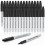 Nicecho Permanentmarker, schwarze Permanentmarkerstifte, 30 Stck, feine Spitze, Basismarker-Set 1
