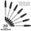 Nicecho Permanentmarker, schwarze Permanentmarkerstifte, 30 Stck, feine Spitze, Basismarker-Set 5