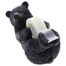 Kolekcje DeLeon Fantazyjny dozownik tasmy Black Bear - Stσl / Biurko / Biuro / Opakowanie na prezent - Dekoracja kabiny Lodge