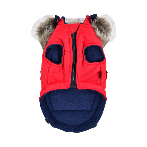 Puppia Orson Dog Coat - Red - M 1