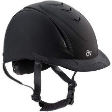 Casque d' quitation Ovation Deluxe Schooler, petit/moyen, noir (taille du chapeau : 6 1/2-7 pouces : 20 1/2-22) - Casque d' quitation