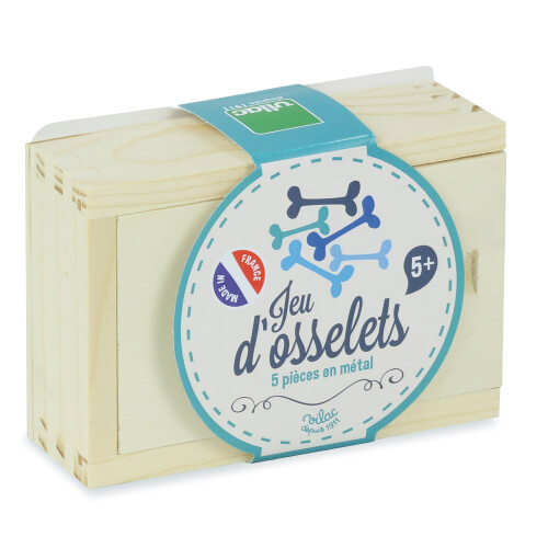 Jeu d'osselets - VILAC - Coffret à rayures - Enfant - 3 ans - Beige 1