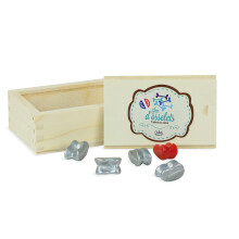 Gioco di ossicini - VILAC - Scatola a righe - Bambino - 3 anni - Beige