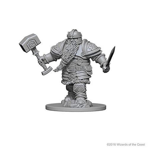 D&D Nolzurs Marvelous Miniatures: Dwerg Mannen Strijder