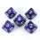 Lila D10 Dice - Pearl Effect 1