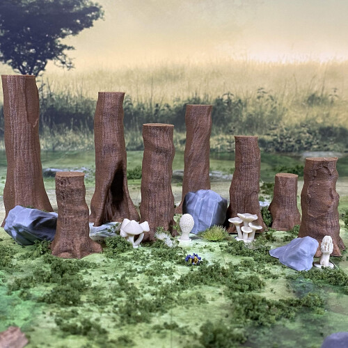 Extruded Gaming Bosbomen Set 2 1