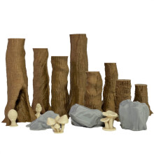Extruded Gaming Bosbomen Set 2