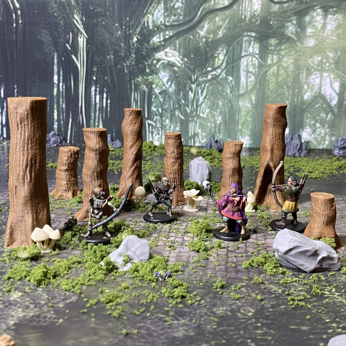 Extruded Gaming Bosbomen Set 2 2