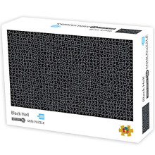 Mini-Puzzle, 1000 Teile, schwieriges schwarzes Mikro-Puzzle fr Erwachsene, Gre 42,5 x 30 cm