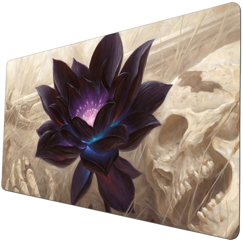 Mtg Playmat, Tappetino Da Gioco 61 X 35,6 Cm Per Mtg Dtcg Ccg Rpg Trading Card Inchiostrato, Tappetino Da Gioco Con Superficie In Gomma Liscia-image