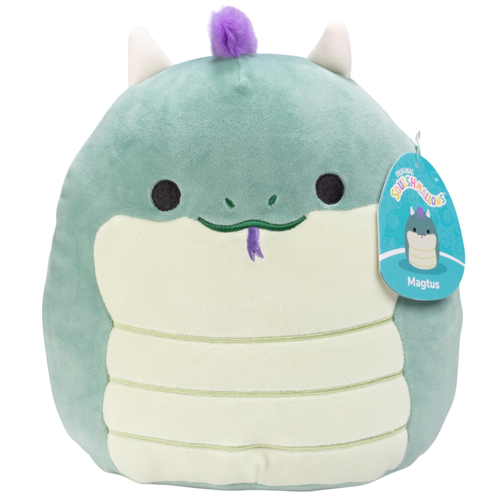 Squishmallows 10 Pouces Magtus Le Basilic - Peluche Officielle Jazwares --image
