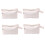 Augbunny Multi-Purpose Cotton Canvas Zipper Makeup Bag Pouch 4-Pack 1