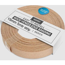 Pre-Glued Beech iron on edging strip for Melamine