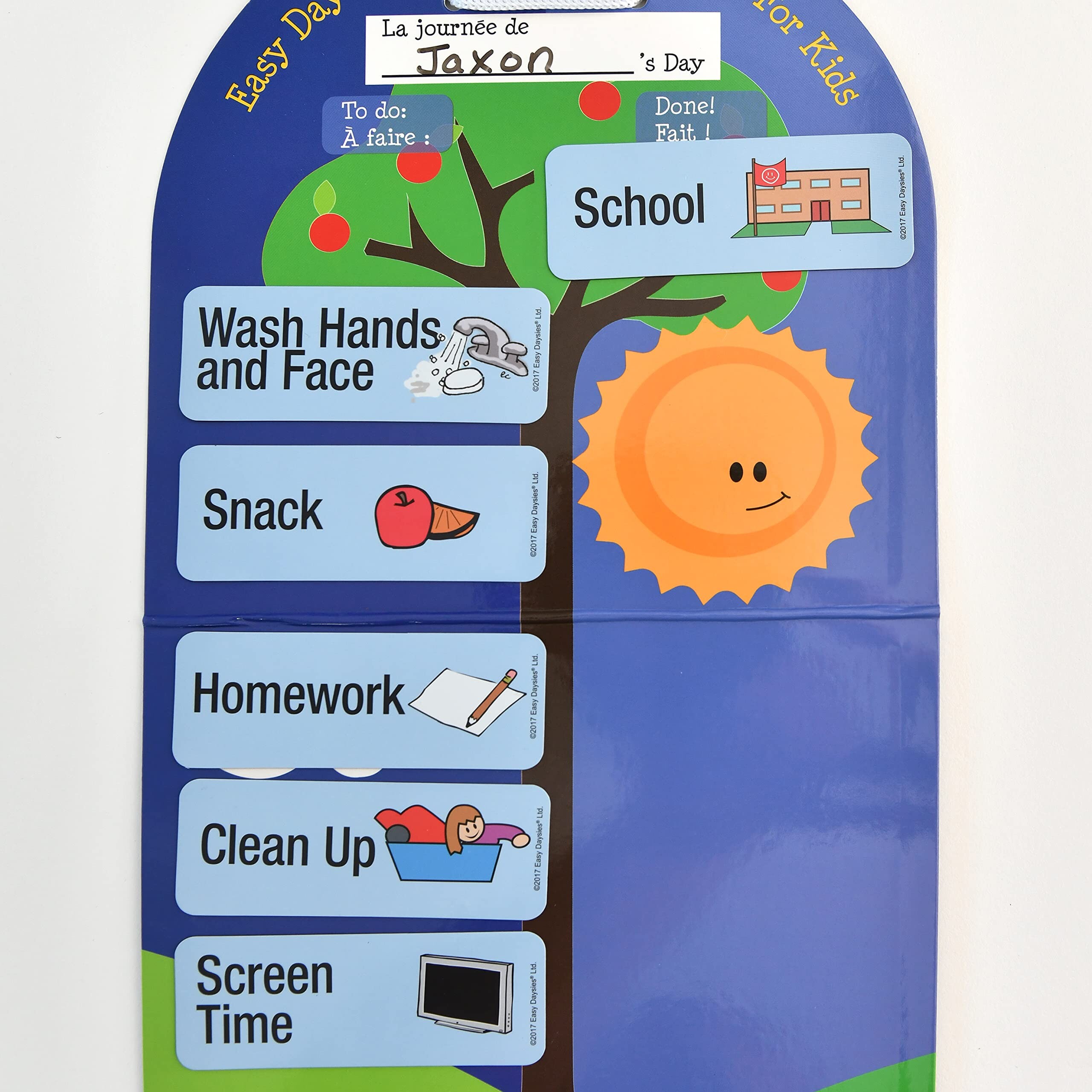 Easy Daysies Behavior Chart for Kids at Home is a Visual Schedule for ...