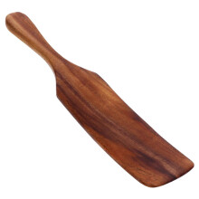 (As show, One size) Portable Long Handle Spatula Kitchen Non Stick Cooking Utensils Wooden Spatula