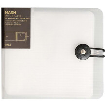 (As show, One size) CD Case Binder 12-Capacity CD Storage Book CD Storage Container CD Organizer