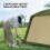 Outsunny (Brown) Outsunny Inflatable Camping Tent, Easy Setup 2 Man Tent 4