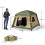 Outsunny (Brown) Outsunny Inflatable Camping Tent, Easy Setup 2 Man Tent 3