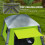Outsunny (Green) Outsunny Inflatable Camping Tent, Easy Setup 2 Man Tent 7