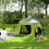Outsunny (Green) Outsunny Inflatable Camping Tent, Easy Setup 2 Man Tent 1