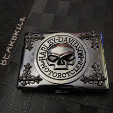 Original Skull Thick Pen Thin Rod Cigarette Box 20 Men And Women Creative Personalized Trend Storage Thin Portable Lengthened Retro