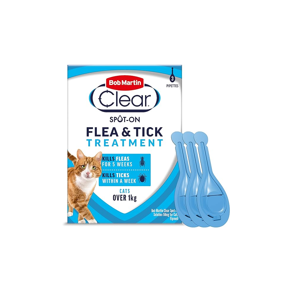 Bob Martin Clear Spot On Flea Treatment for Cats & Kittens