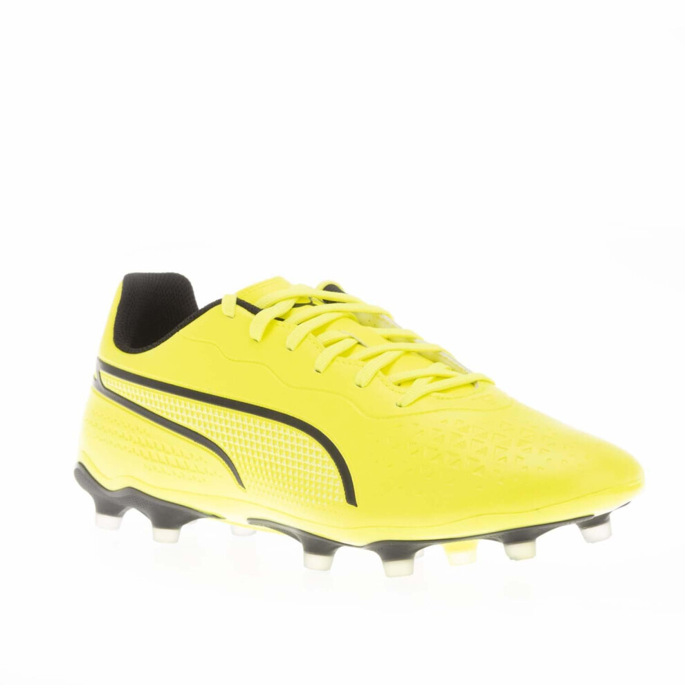 (8 UK, Lime) Puma Mens King Match FG/AG Football Boots