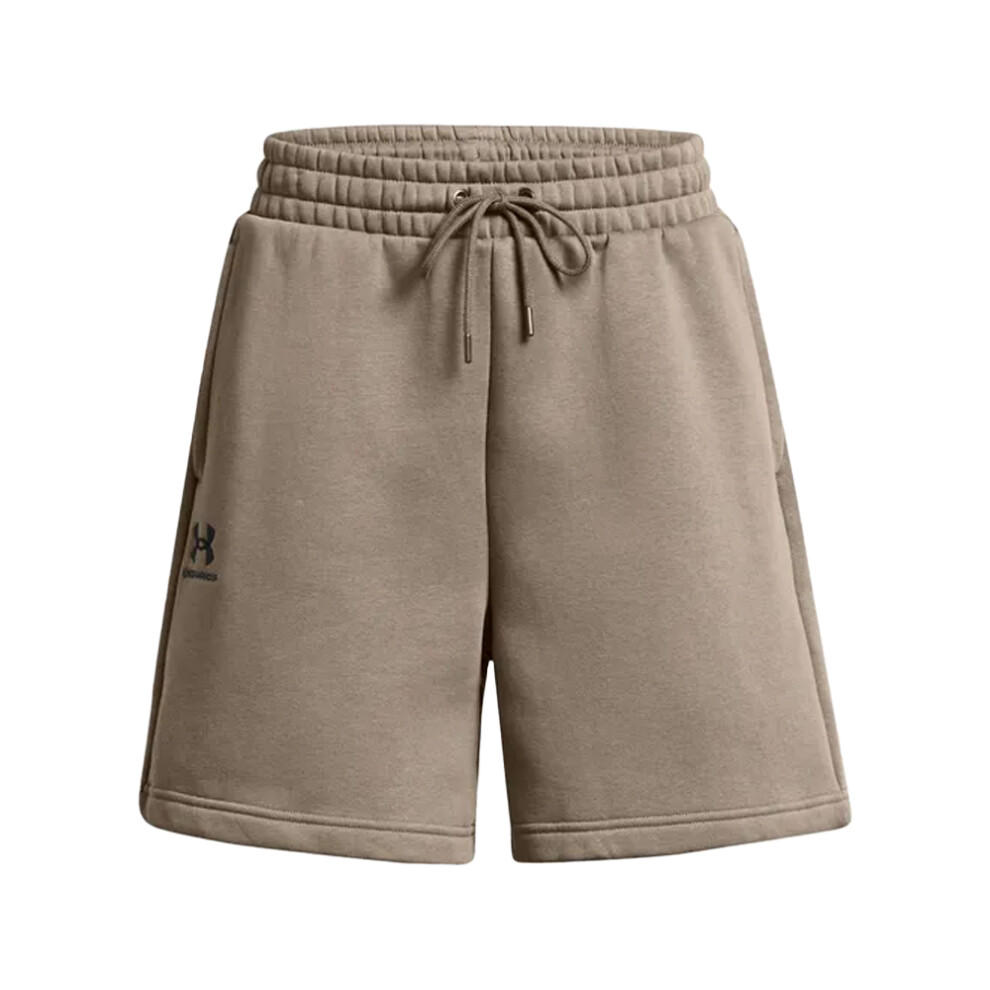(8 UK, Brown) Under Armour Womens/Ladies Fleece Logo Boyfriend Shorts