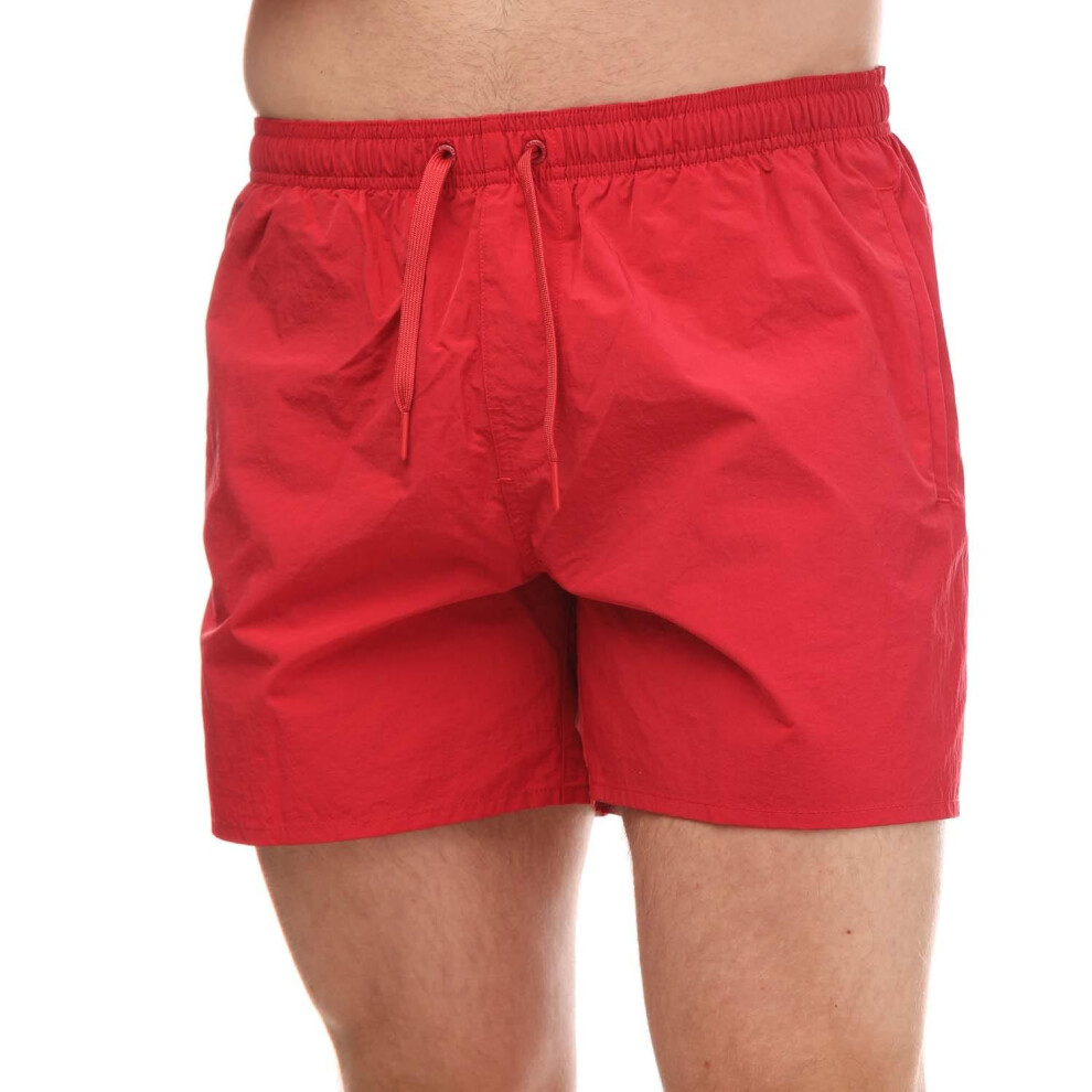 (M, Red) Armani Mens Swim Shorts
