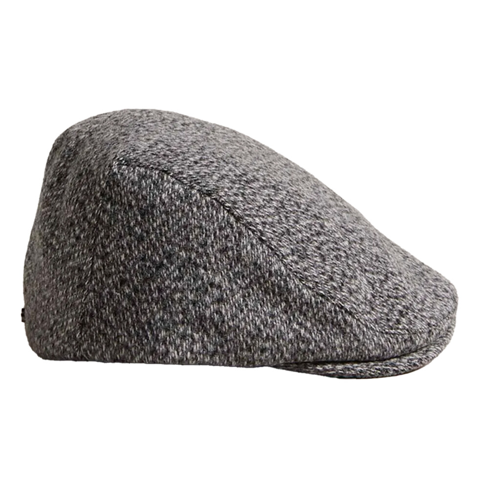 (M-L, Grey) Ted Baker Beniey Marl Flat Cap