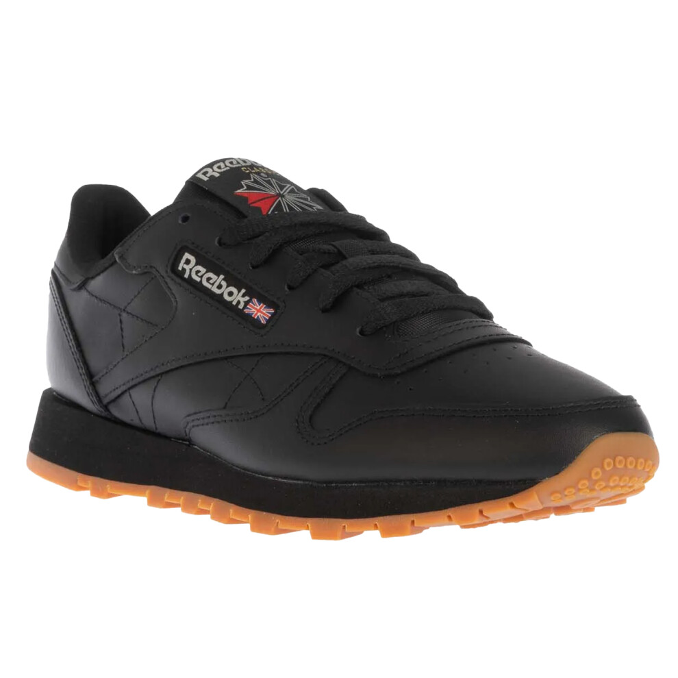 (5.5 UK, Black) Reebok Mens Classic Leather Trainers