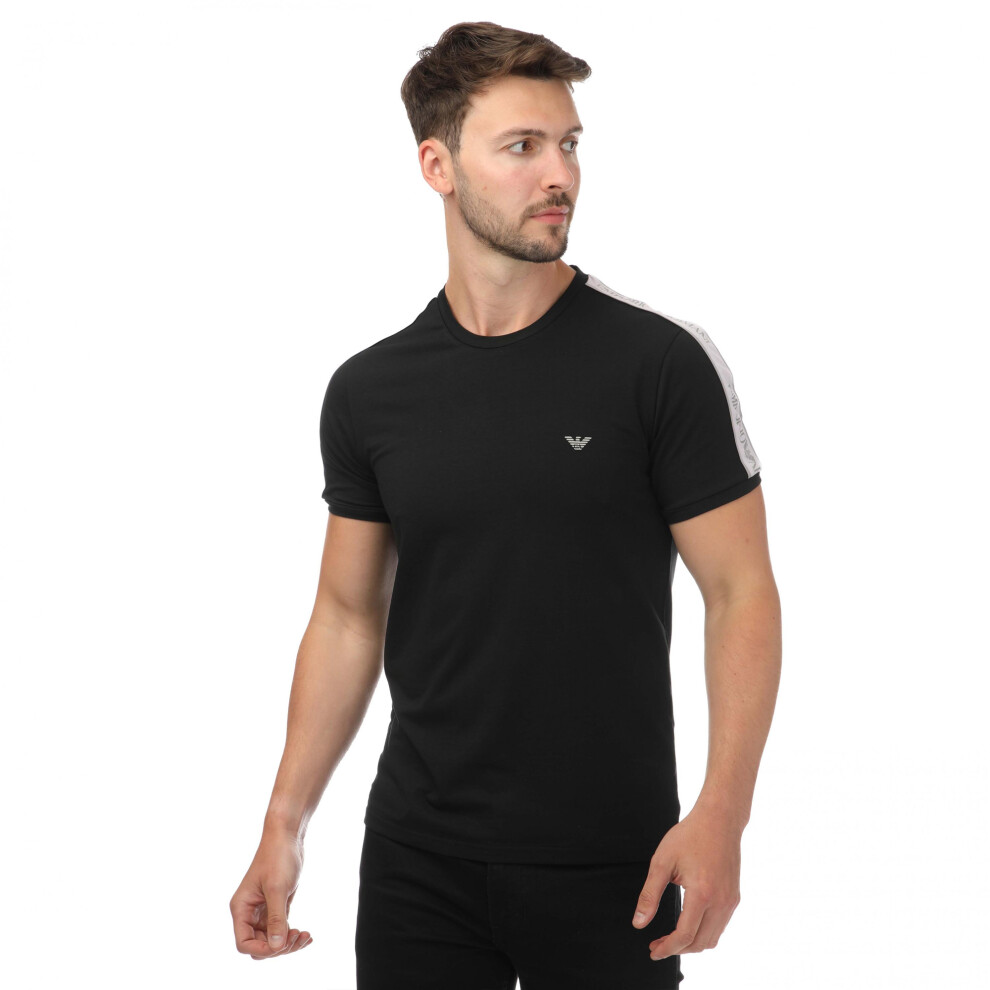 (M, Black) Emporio Armani Unisex Adult Loungewear T-Shirt