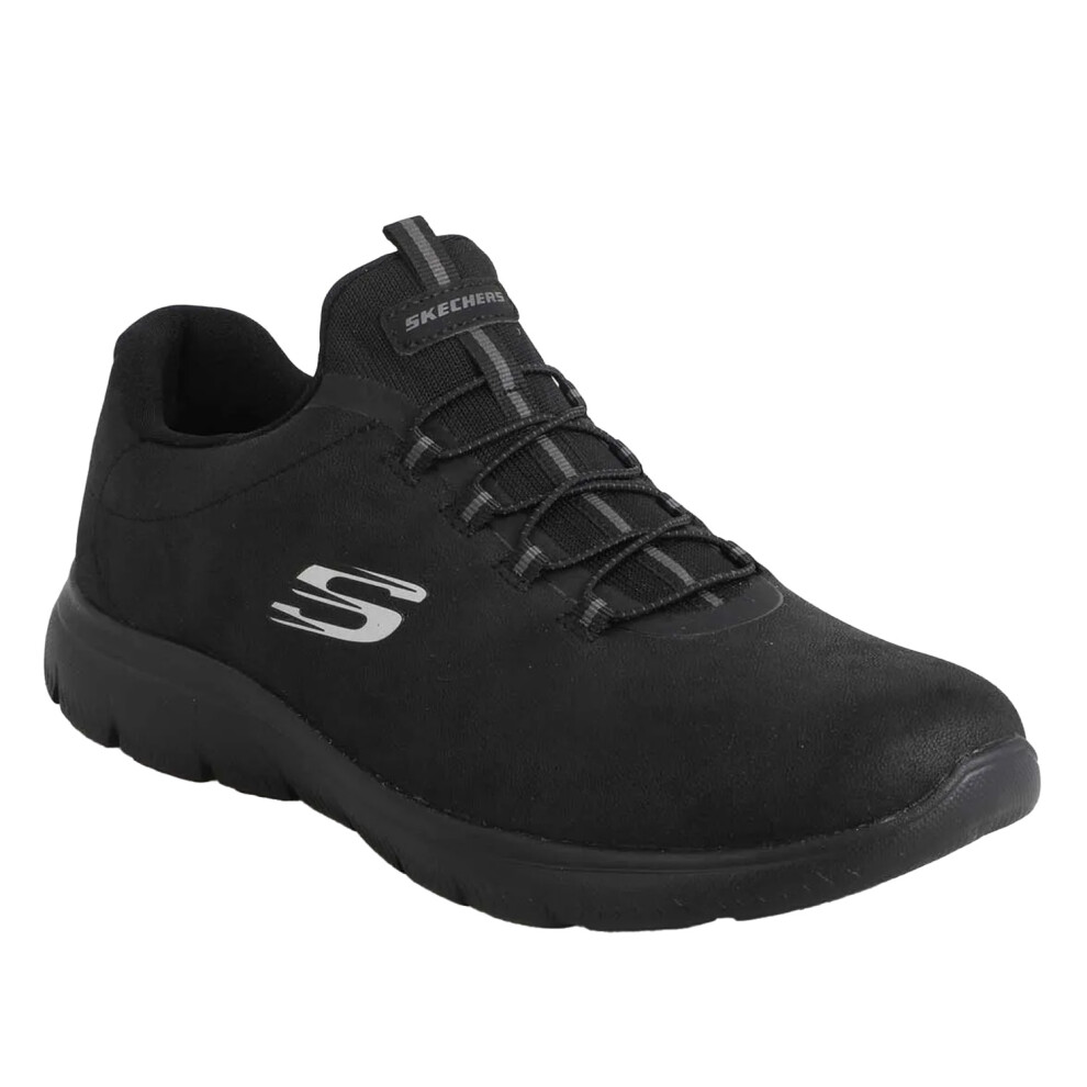 (4 UK, Black) Skechers Womens/Ladies Summits Itz Bazik Trainers