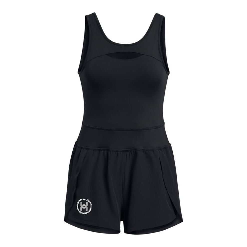 (10 UK, Black) Under Armour Womens/Ladies Launch Runsie Bodysuit