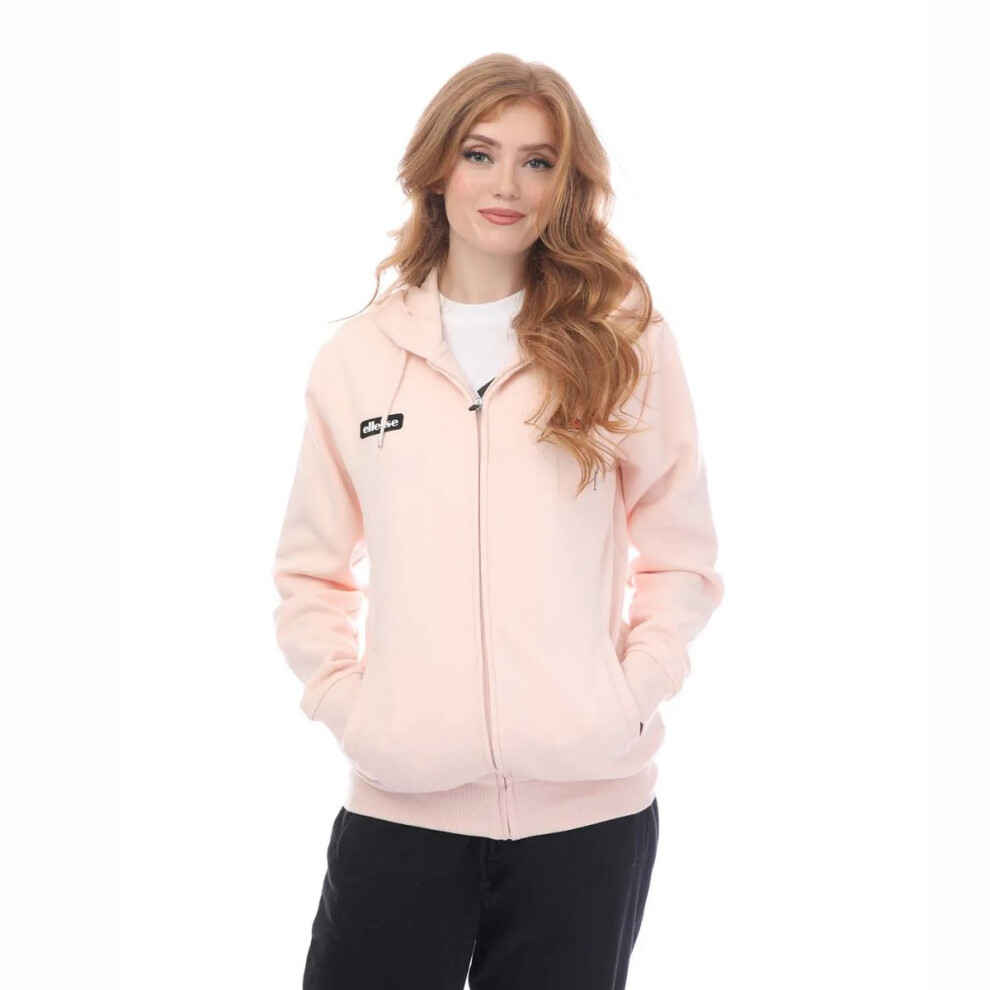 (XS, Pink) Ellesse Womens/Ladies Henicea Regular Full Zip Hoodie