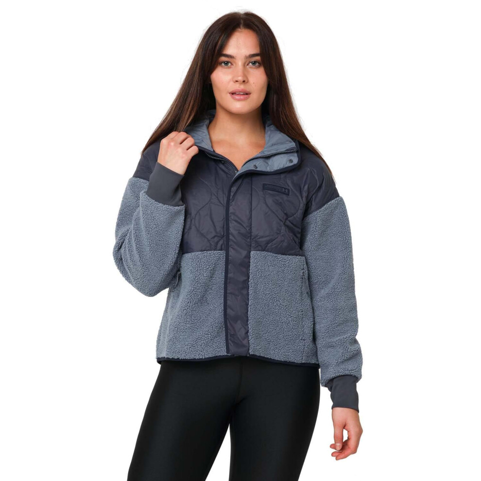 (4 UK - 6 UK, Grey) Under Armour Womens/Ladies Mission Insulated Jacket