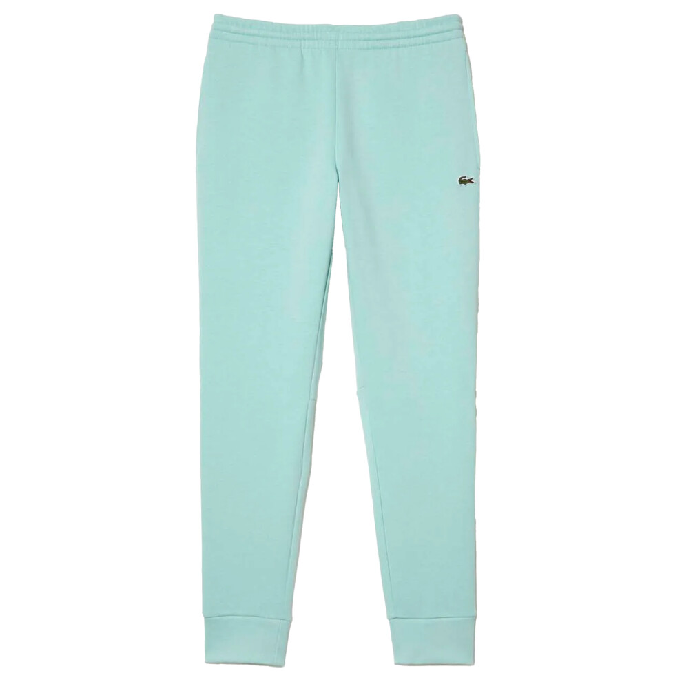 (XXL, Green) Lacoste Mens Organic Cotton Slim Jogging Bottoms