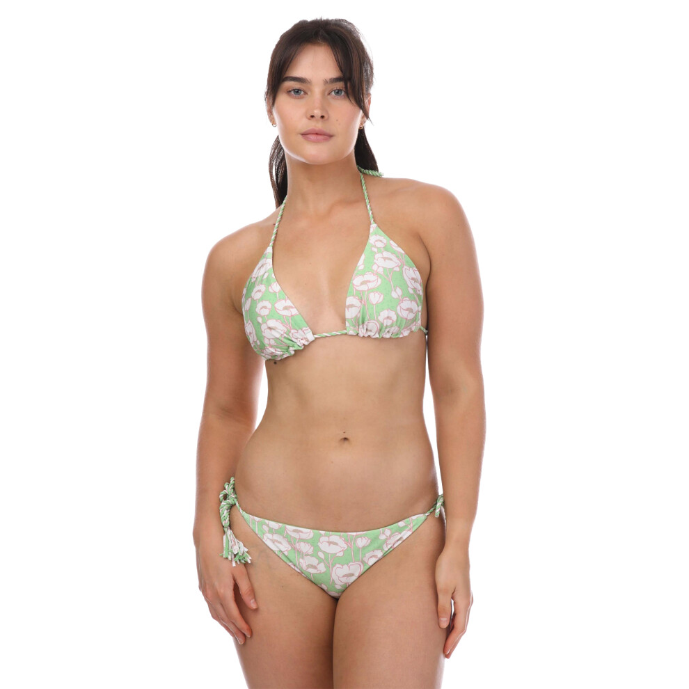 (14 UK, Green) Ted Baker Womens/Ladies Raela Bikini Top