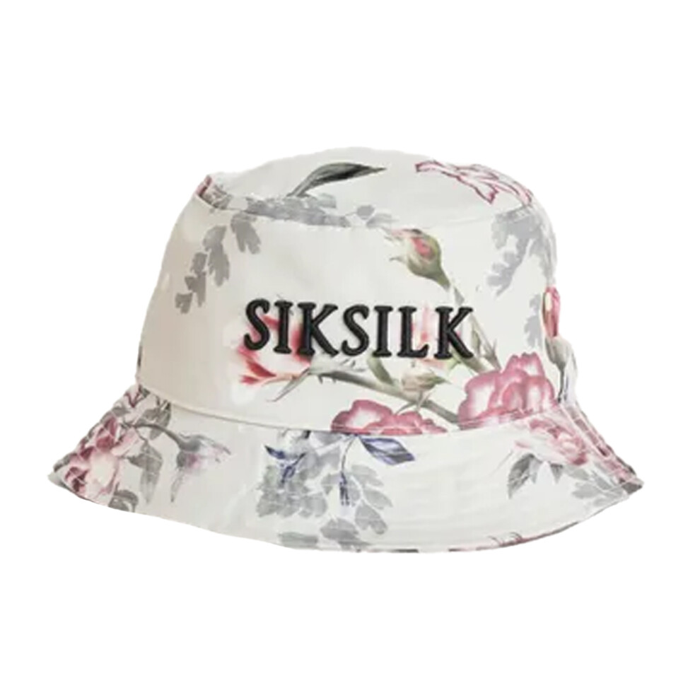 (L-XL, Ecru) SikSilk Elevate Botanical Bucket Hat-image-OPC-PGPMBSF-NEW