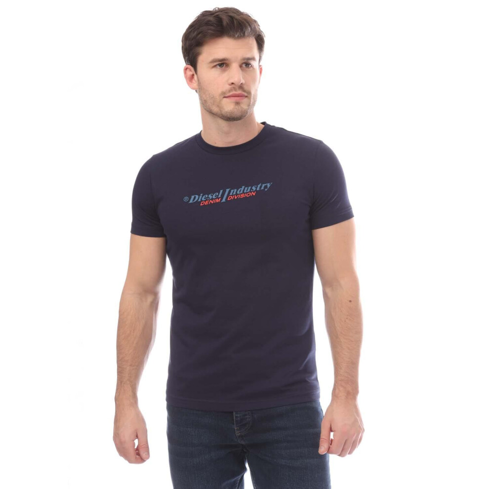 (XXL, Navy) Diesel Mens T Diegor Slim T-Shirt