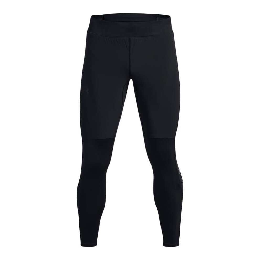 (S R, Black) Under Armour Mens Qualifier Elite Cold Tights